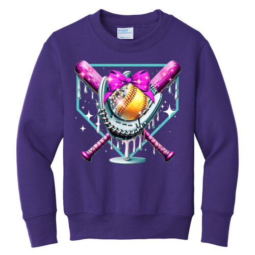 Port & Company® Youth Core Fleece Crewneck Sweatshirt Thumbnail